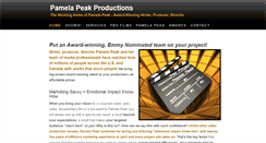 Desktop Screenshot of pamelapeakproductions.com